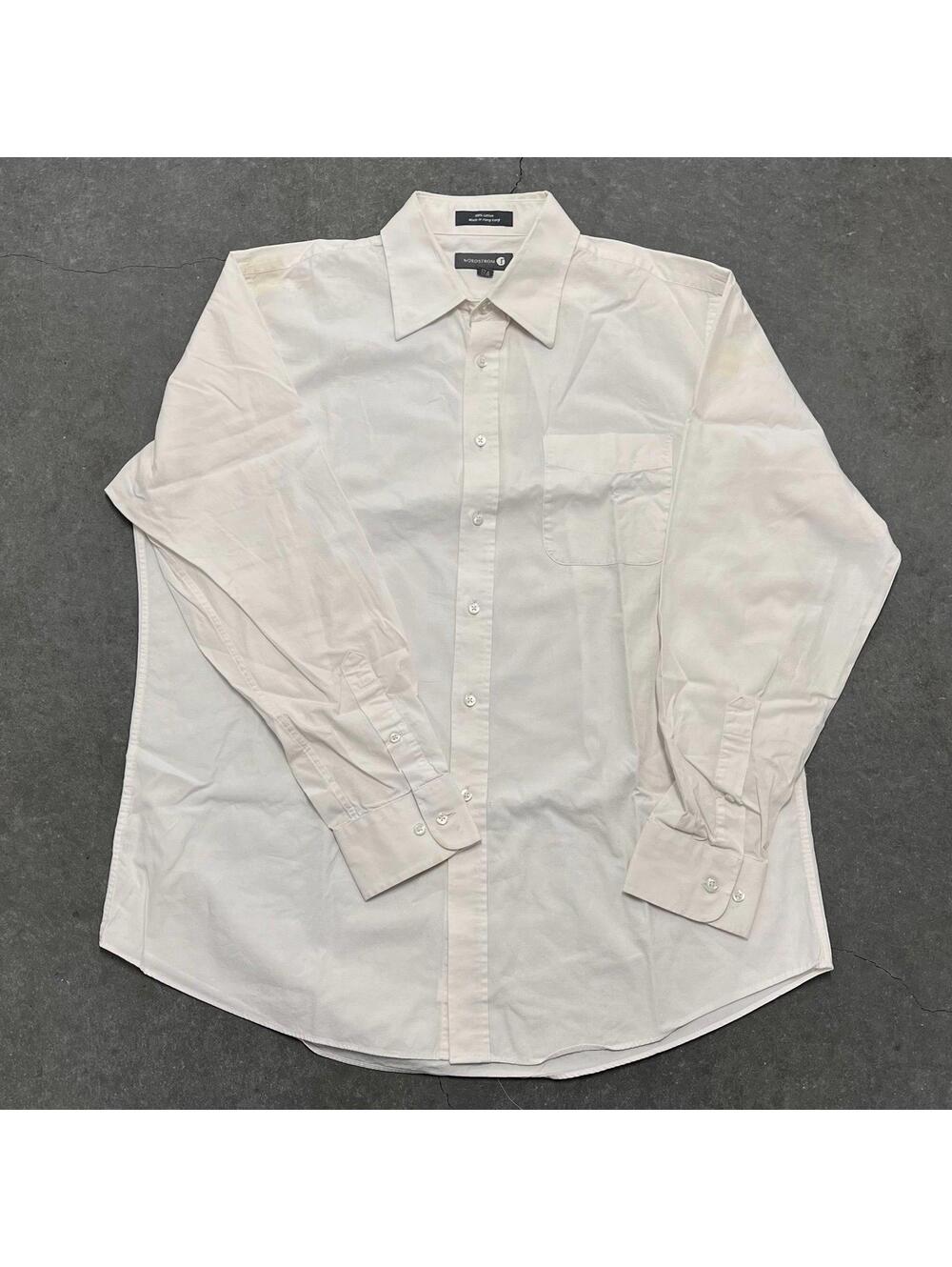 Nordstrom White Long Sleeve Shirt
